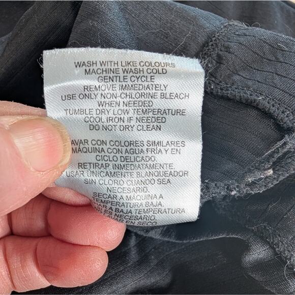 Mondetta Black Hooded Active Pullover Women’s Large Performance + Luxury - Picture 6 of 6